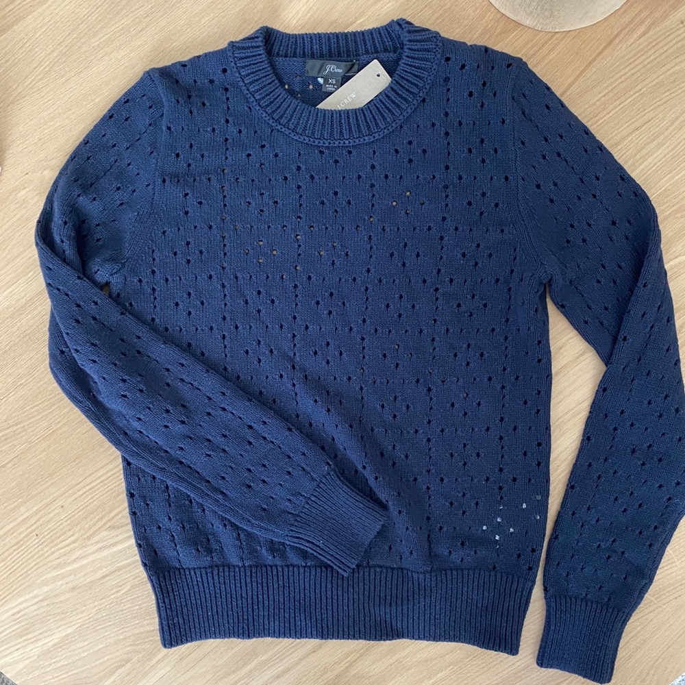 Navy jcrew sweater